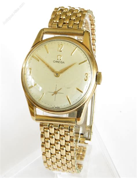 gold omega automatic watch|solid gold gents omega watches.